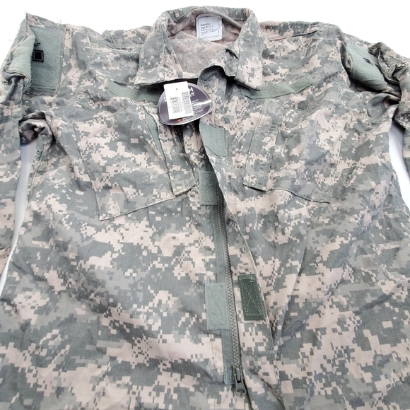 Defender M Tencate Camo Jacket Mens M Short Army Combat Uniform Flame Resistant - Picture 6 of 13